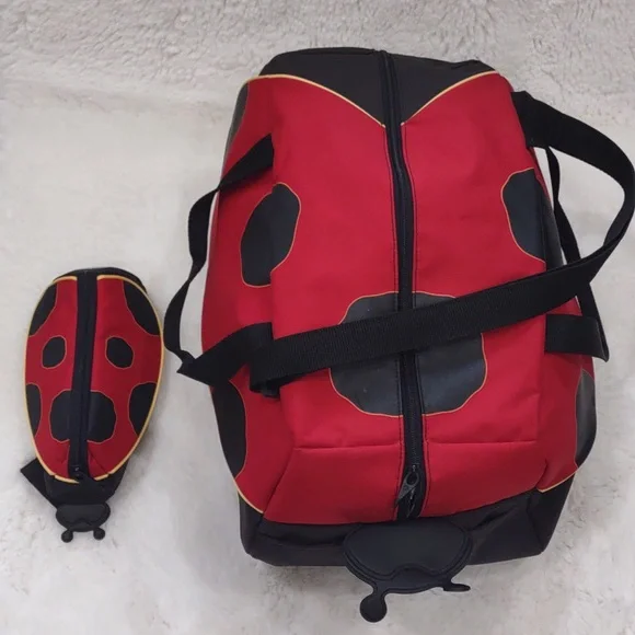 SAMMIES By SAMSONITE LADY BUG TRAVEL BAG With PENCIL CASE. - Picture 7 of 16